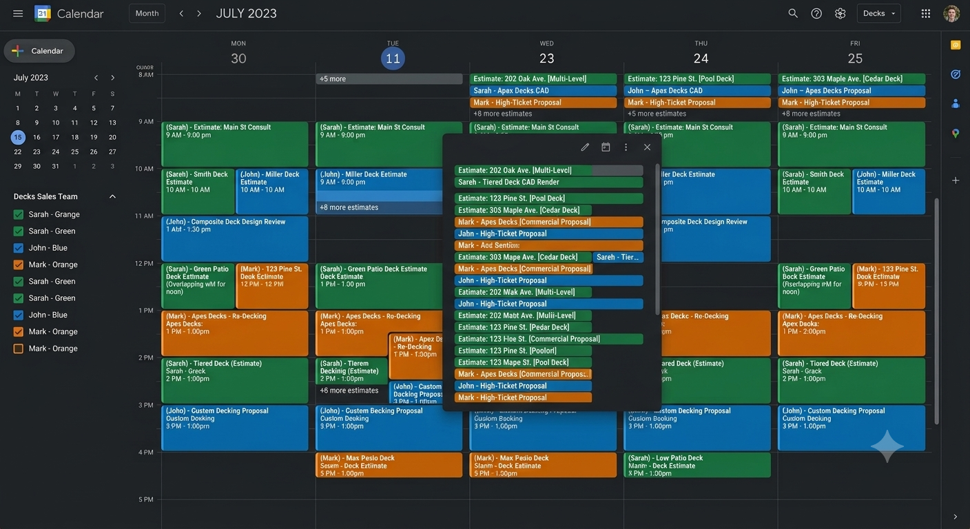 Booked Estimates · Month
